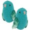 Multipack of 2 - Hoooked Love Bird Yarn Kit W/Eco Barbante Yarn-Turquoise